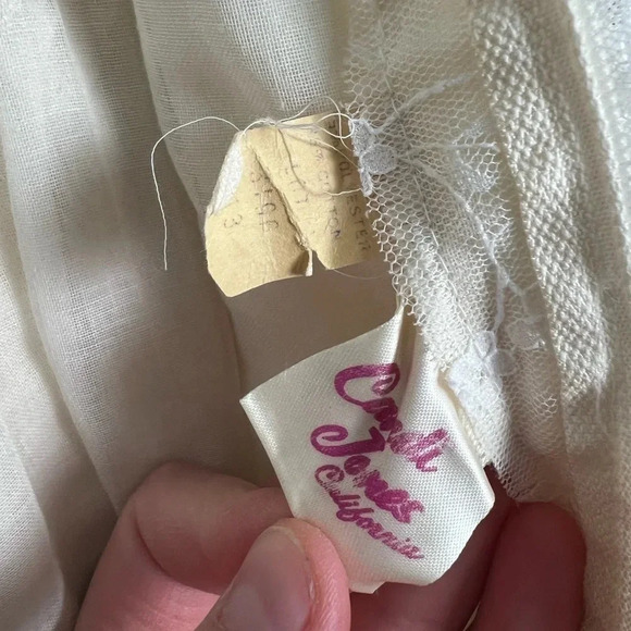 Vintage 70’s Candi Jones California Cream Maxi Dress - Picture 7 of 7